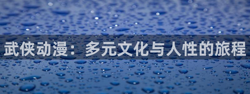囧次元官方版：武侠动漫：多元文化与人性的旅程