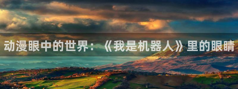 囧次元网站入口：动漫眼中的世界：《我是机器人》里的眼睛